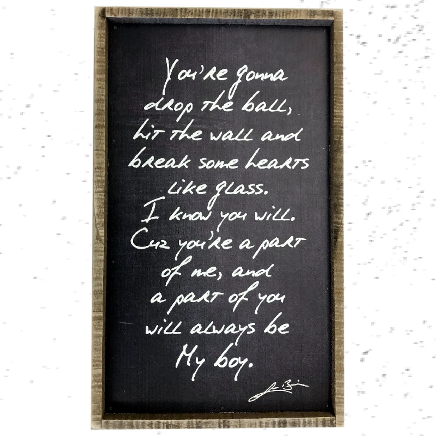 Lee Brice "BOY" Barnwood Board