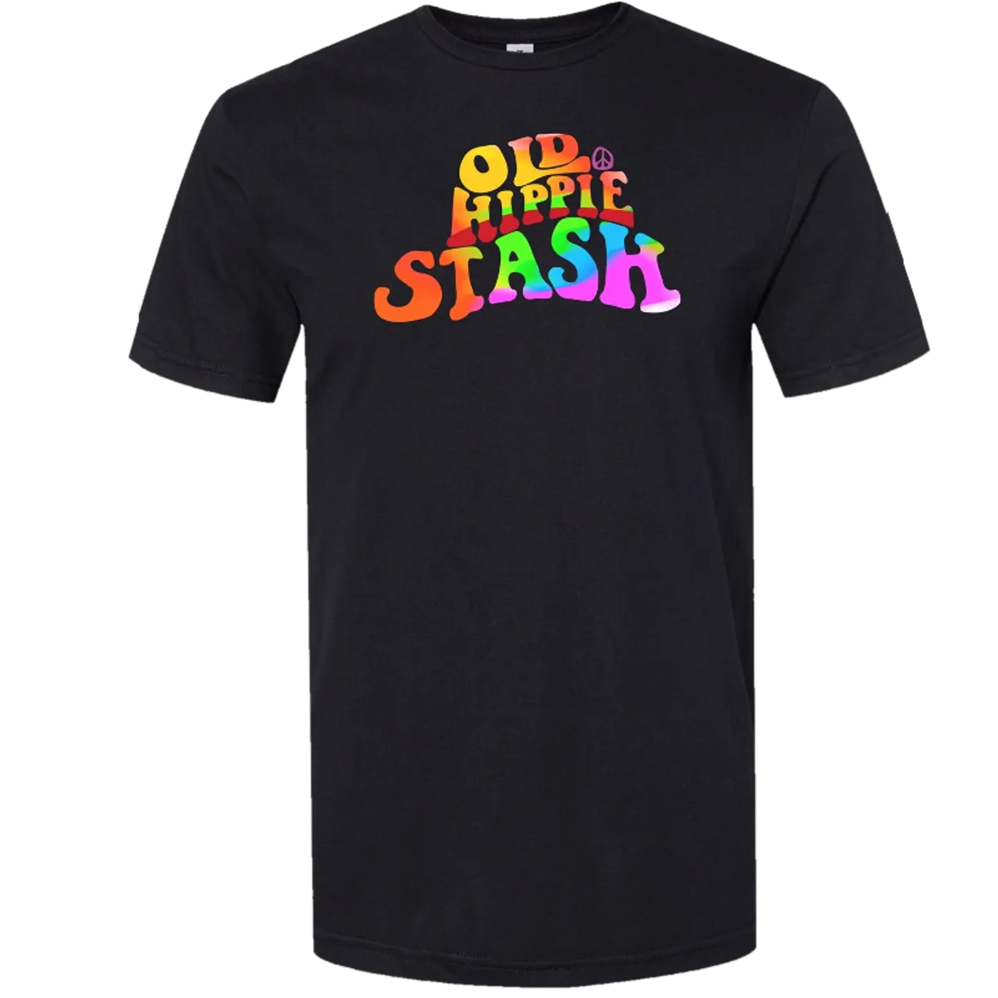 The Bellamy Brothers Old Hippie Stash Black Logo Tee