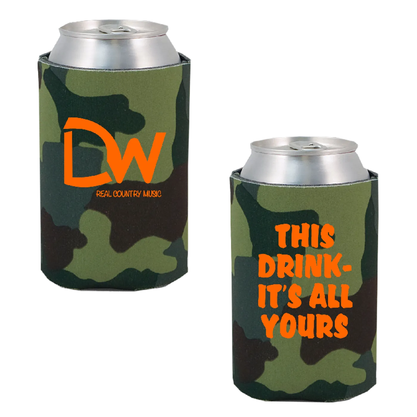 Dave Wilbert Camo Can Coolie
