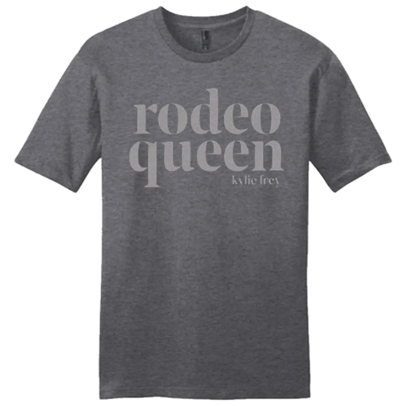 Kylie Frey Heather Charcoal Rodeo Queen Tee