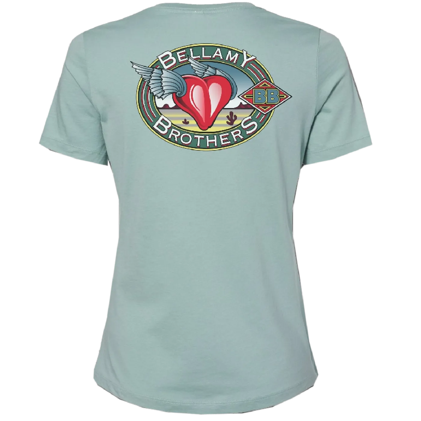 The Bellamy Brothers Ladies Dusty Blue Tee