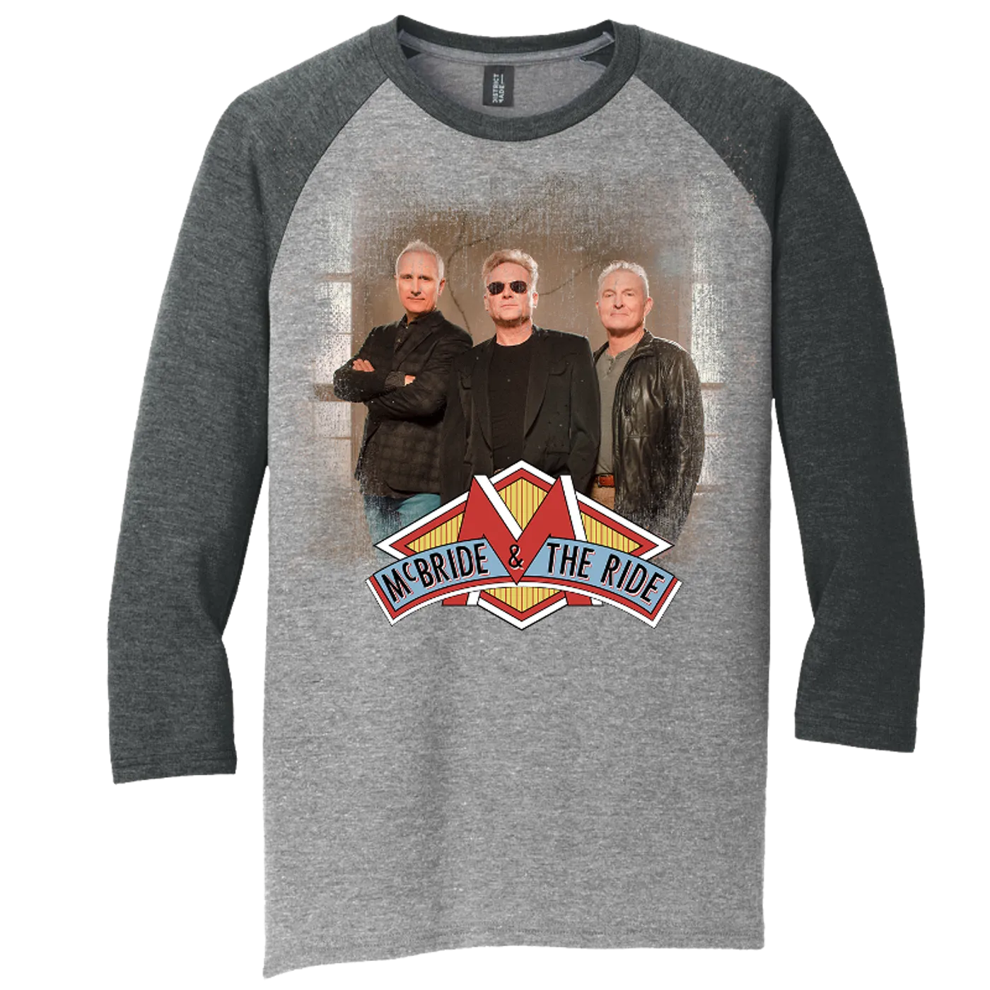 Terry McBride McBride & The Ride Grey and Black Frost Raglan Tee