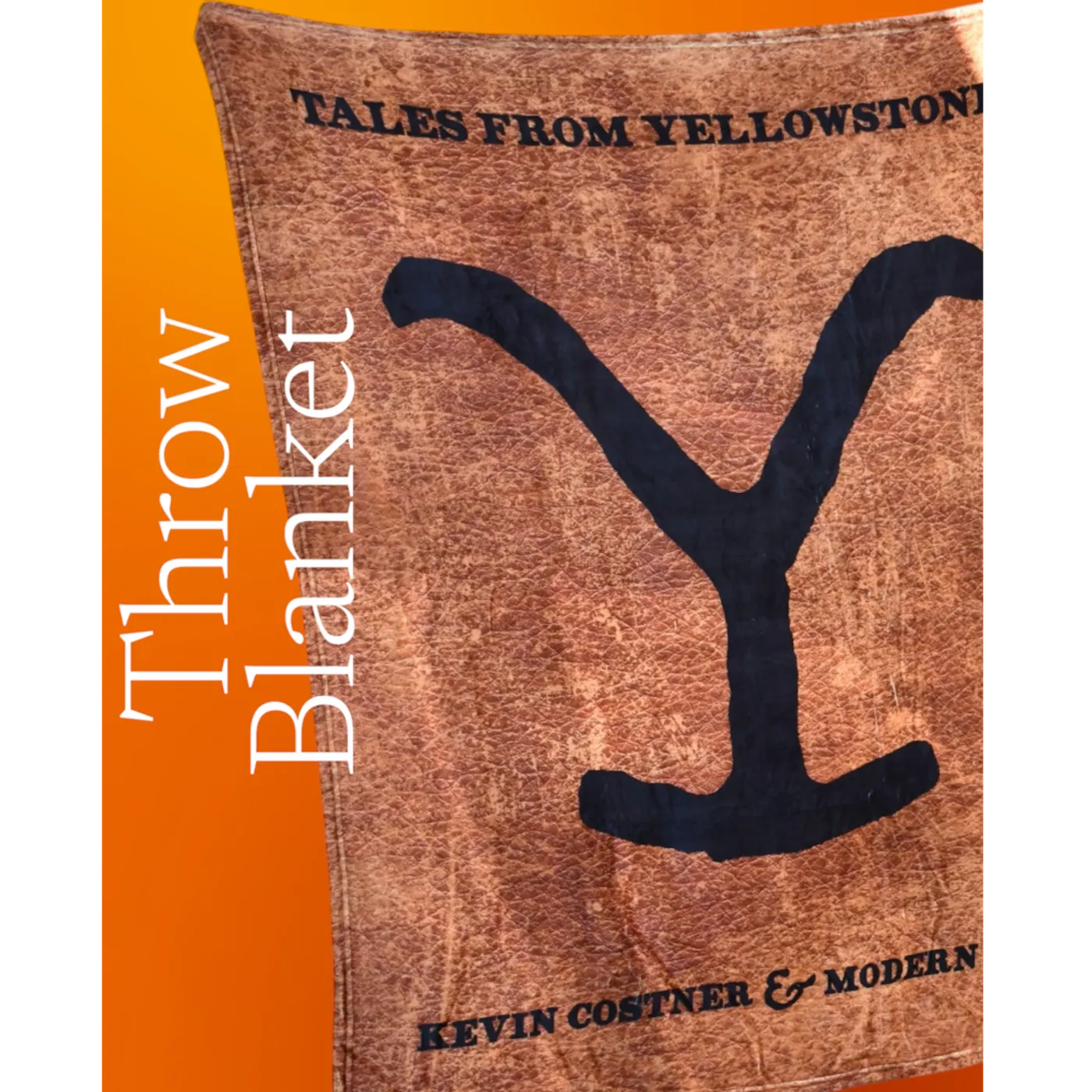Costner Kevin Tales From Yellowstone Throw Blanket
