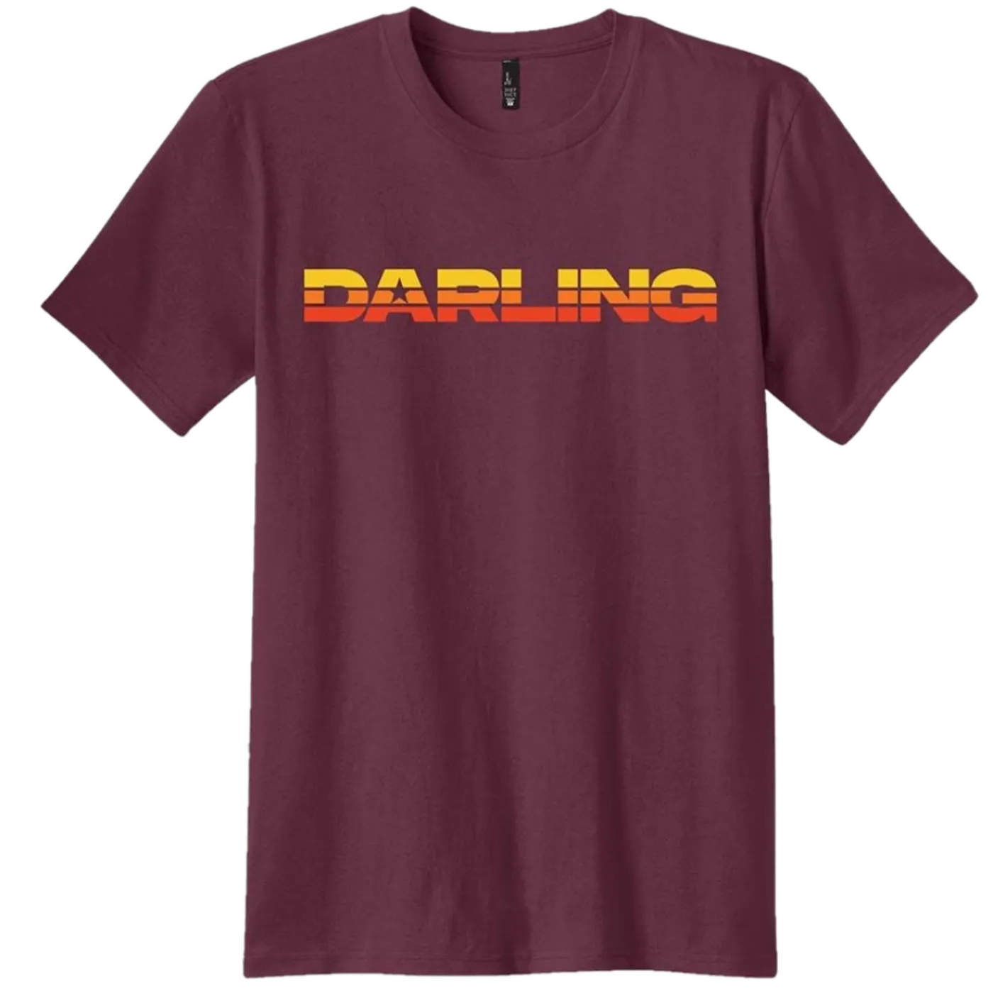 Sarah Darling Maroon Retro Tee