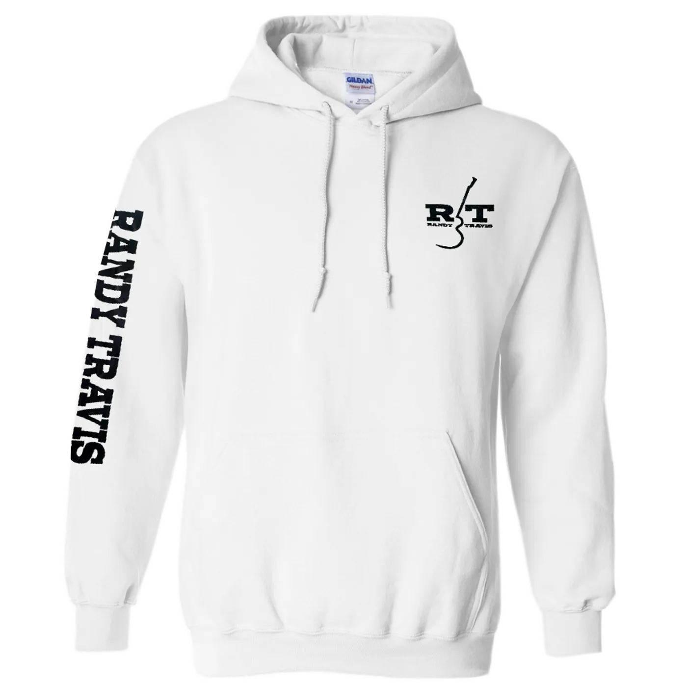 Randy Travis White Hoodie