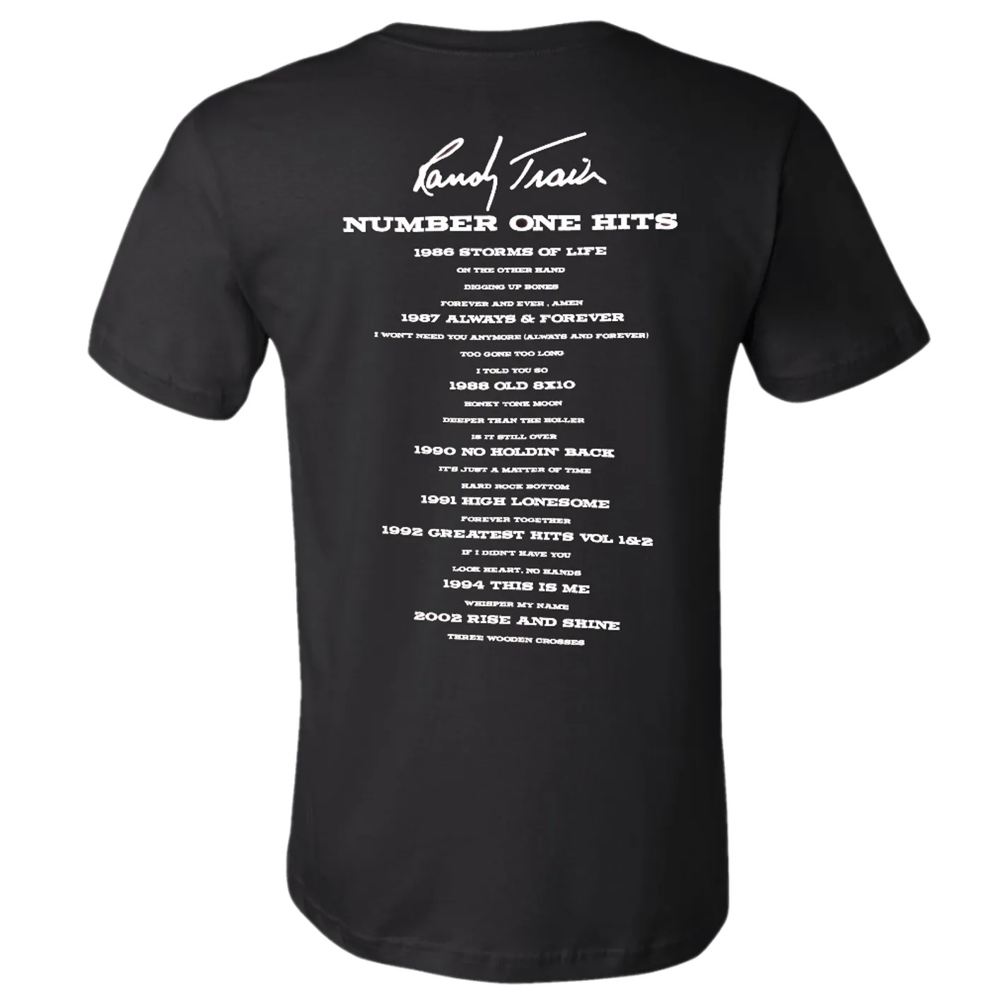 Randy Travis Black Hits Tee