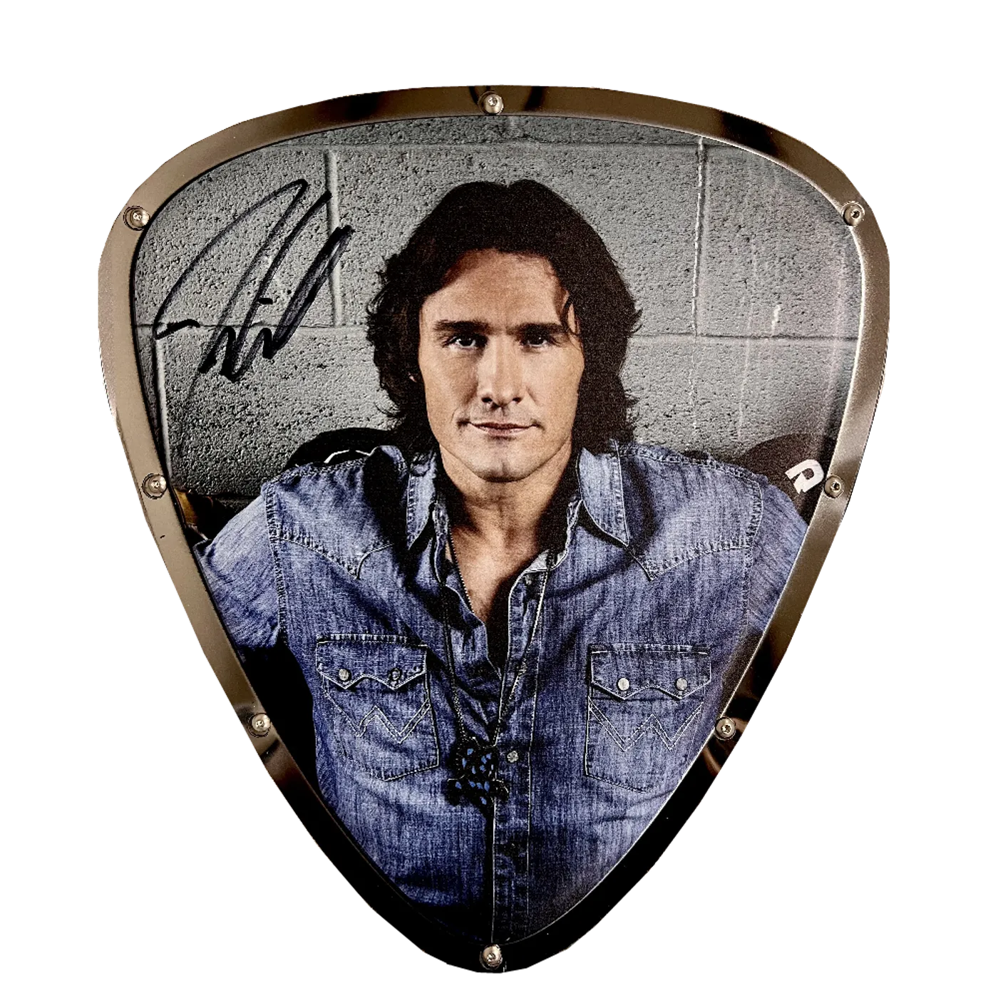 Joe Nichols in Denim Signed Pick Sign