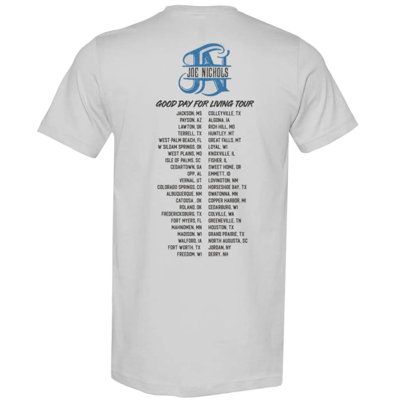 Joe Nichols Silver Dugout Tee