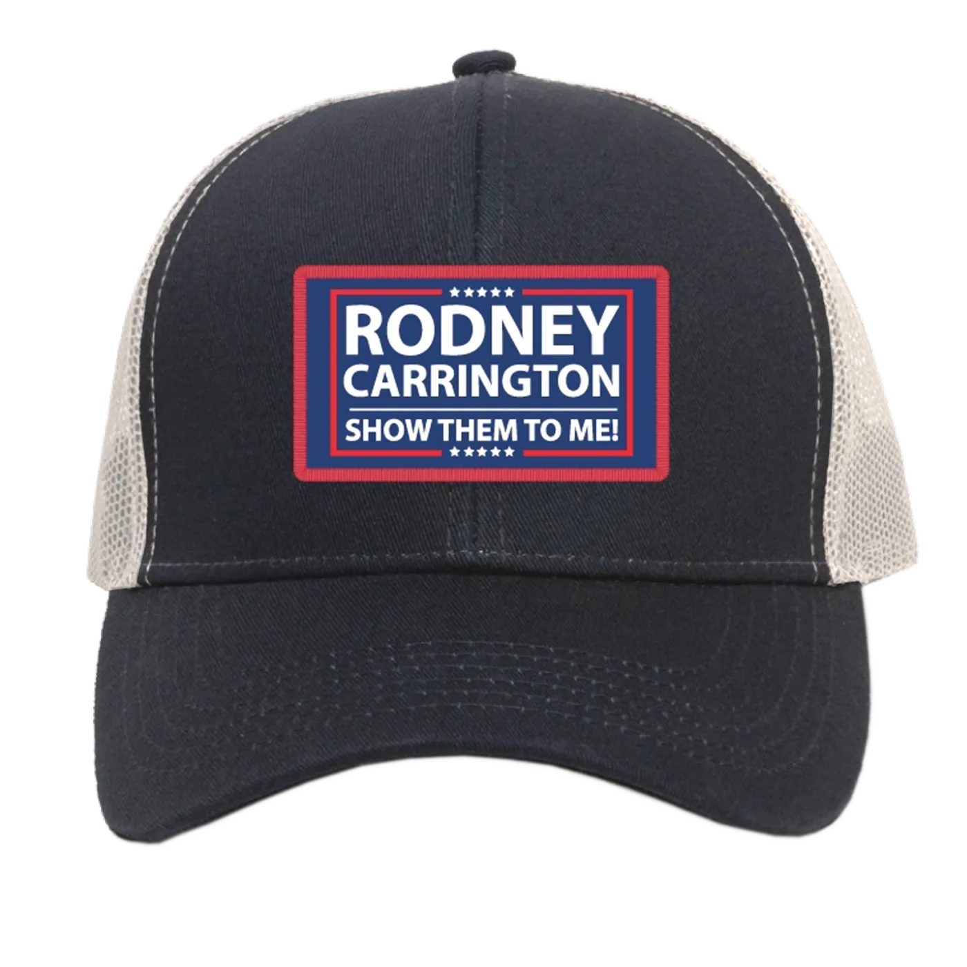 Rodney Carrington Navy and White Ballcap