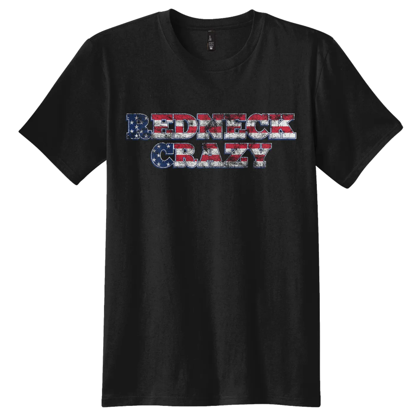 Tyler Farr Black Redneck Crazy USA Tee