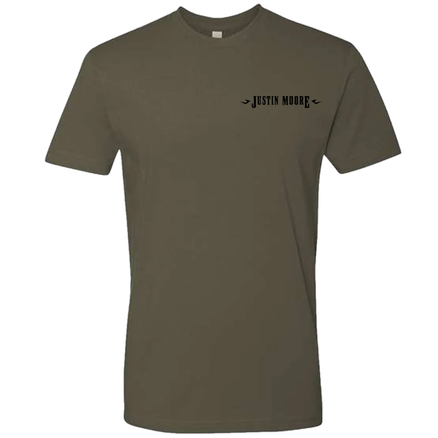 Justin Moore Military Green Bait A Hook Tee