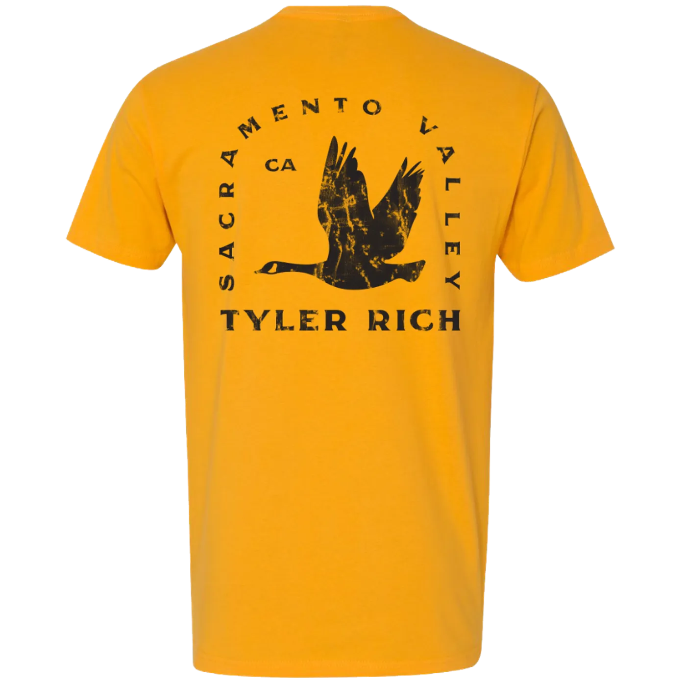 Tyler Rich Gold Sacramento Valley, CA Tee