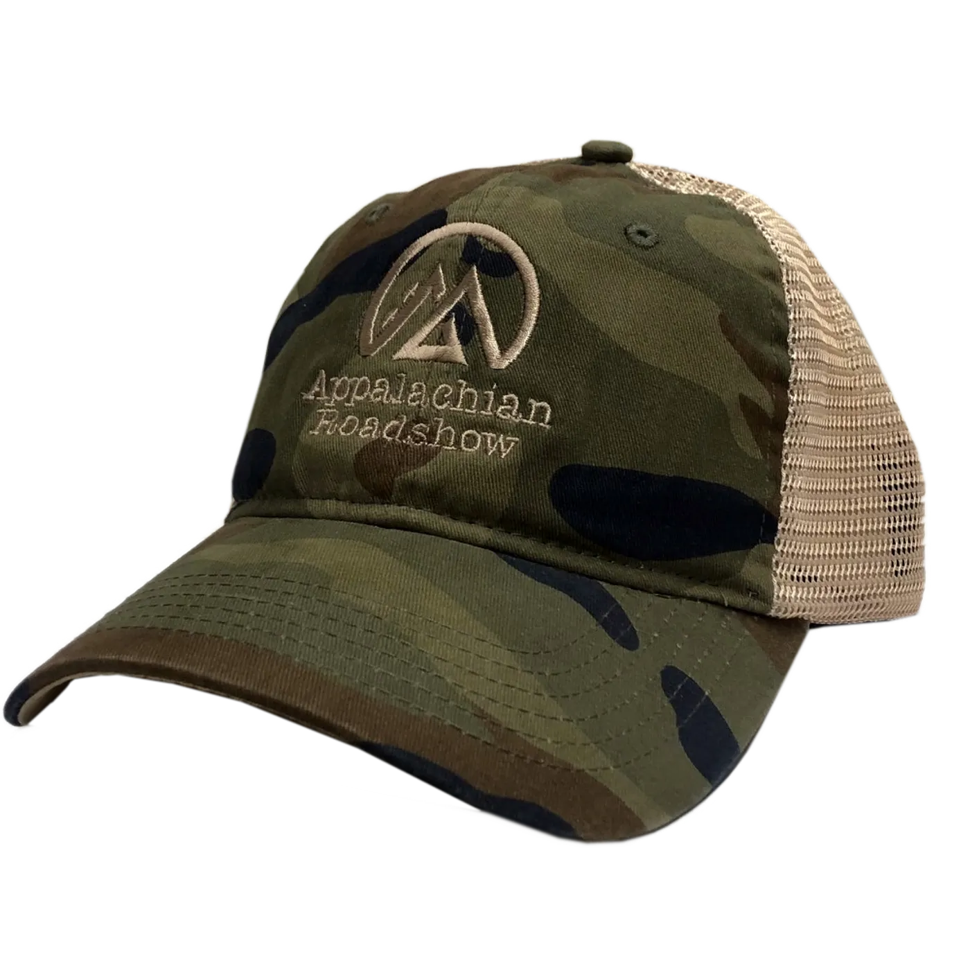 Appalachian Road Show Camo and Khaki Ballcap
