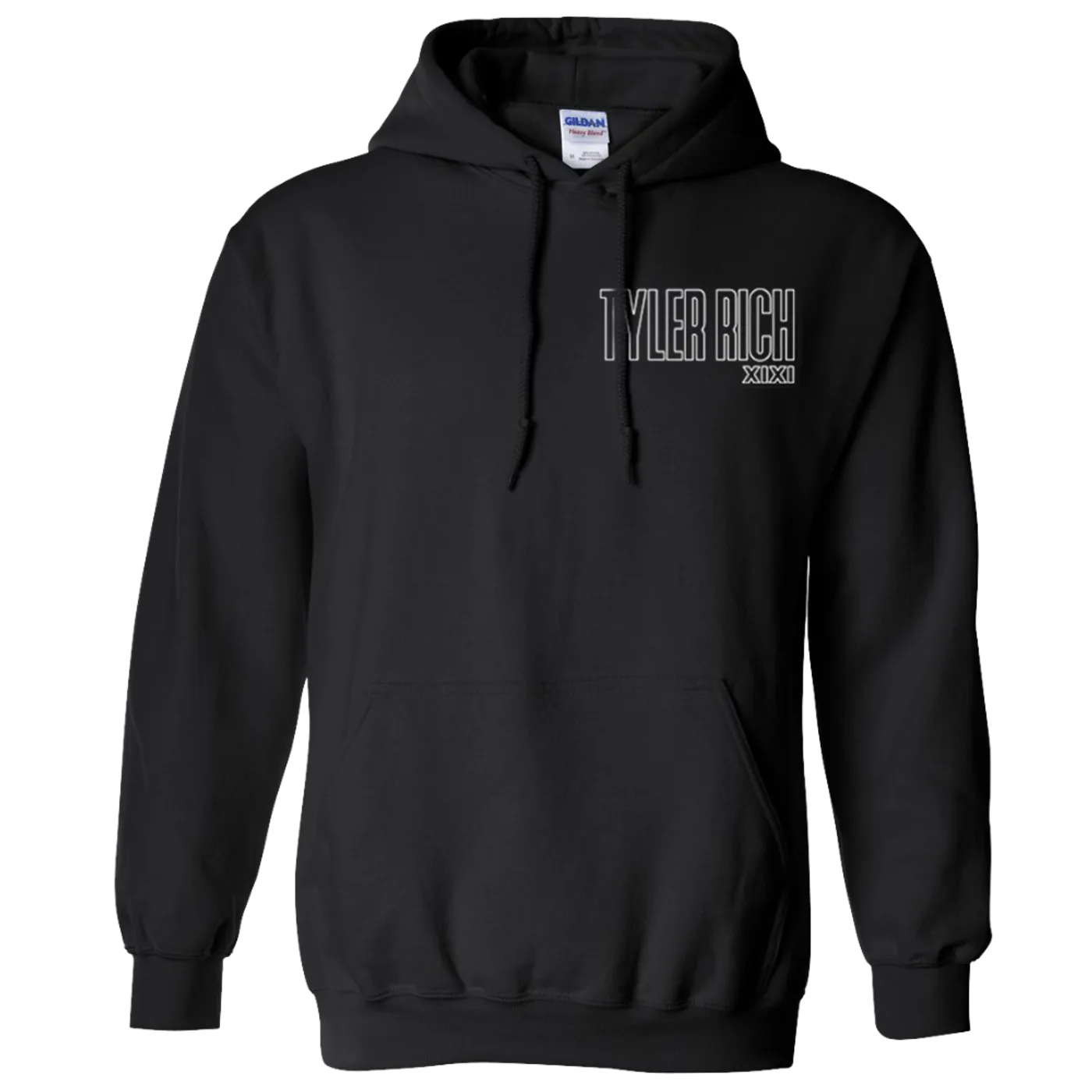 Tyler Rich Black Pullover Eagle Hoodie
