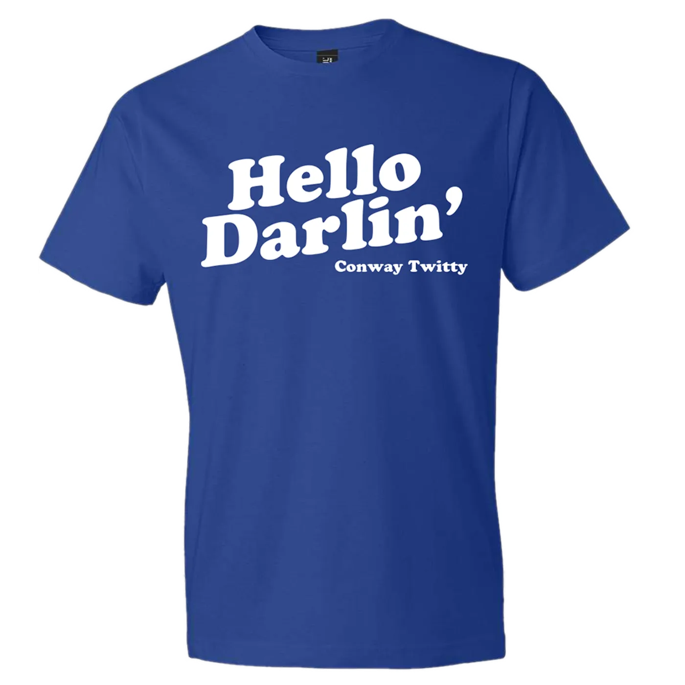 Conway Twitty Hello Darlin' Royal Blue Tee
