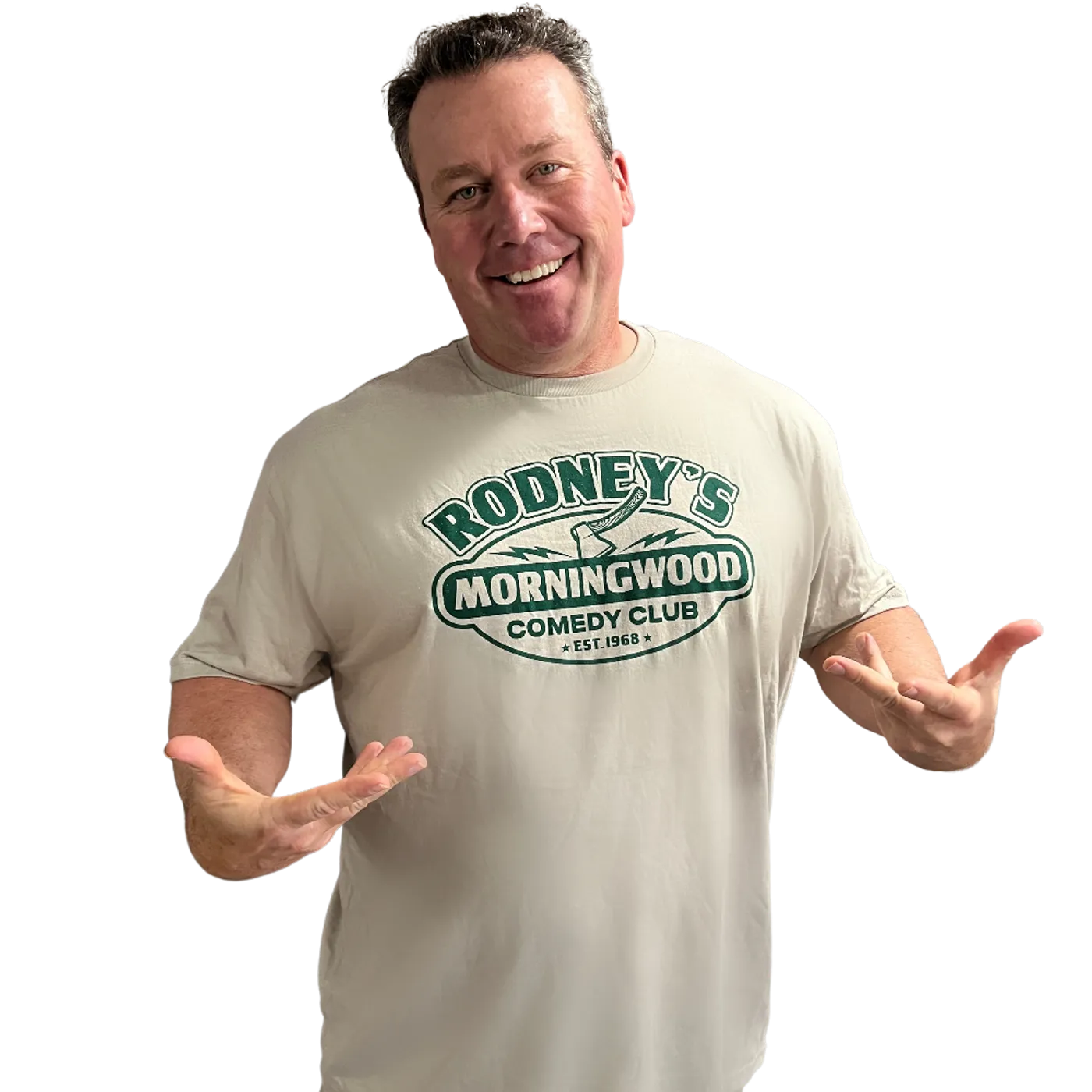 Rodney Carrington Morning Wood Slate Tee