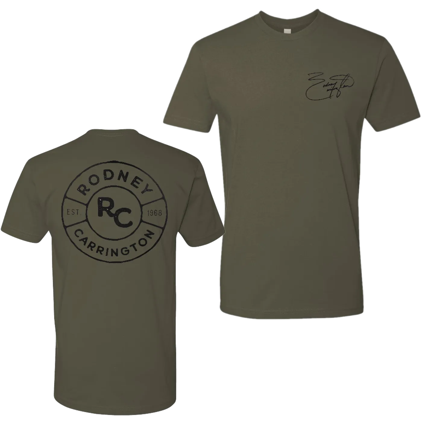 Rodney Carrington Military Green Signature Tee