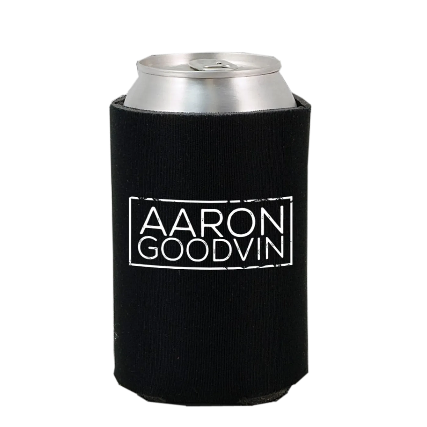 Aaron Goodvin Black Logo Can Coolie