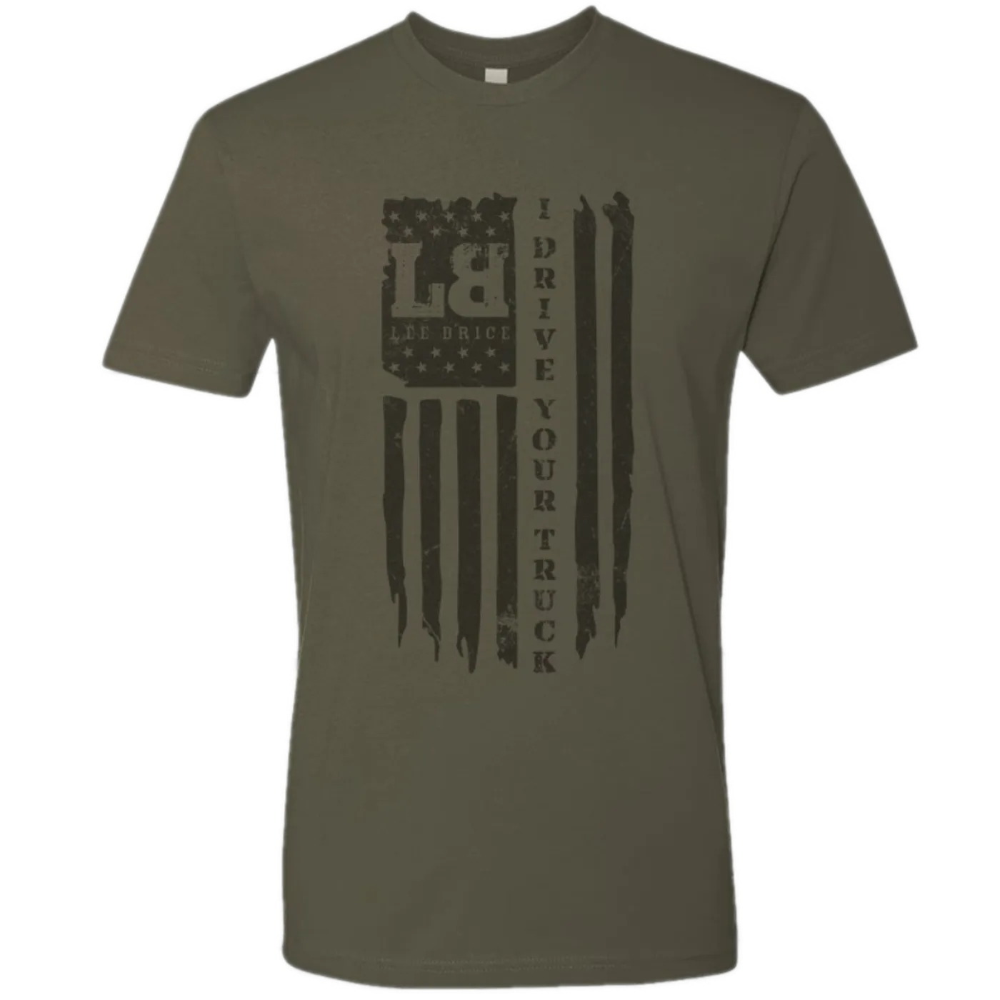 Lee Brice Military Green Drive Your Truck Tee
