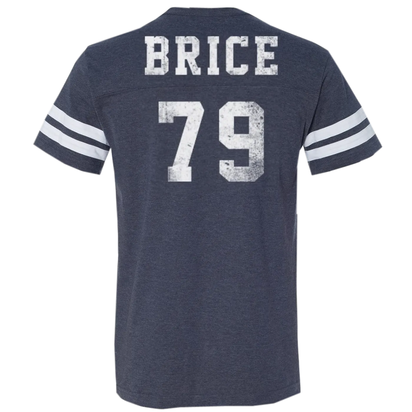Lee Brice Vintage Navy and White Football tee
