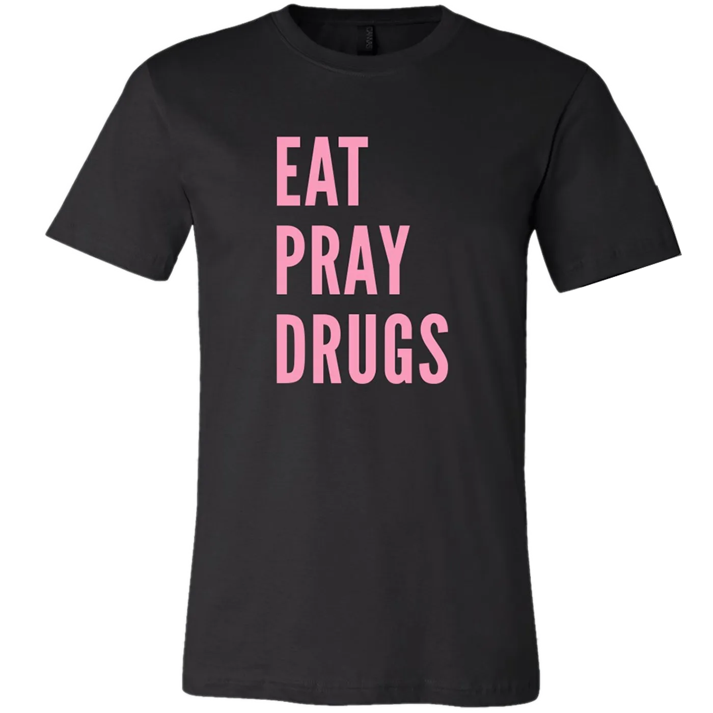 Pillbox Patti Eat Pray Drugs Black Tee