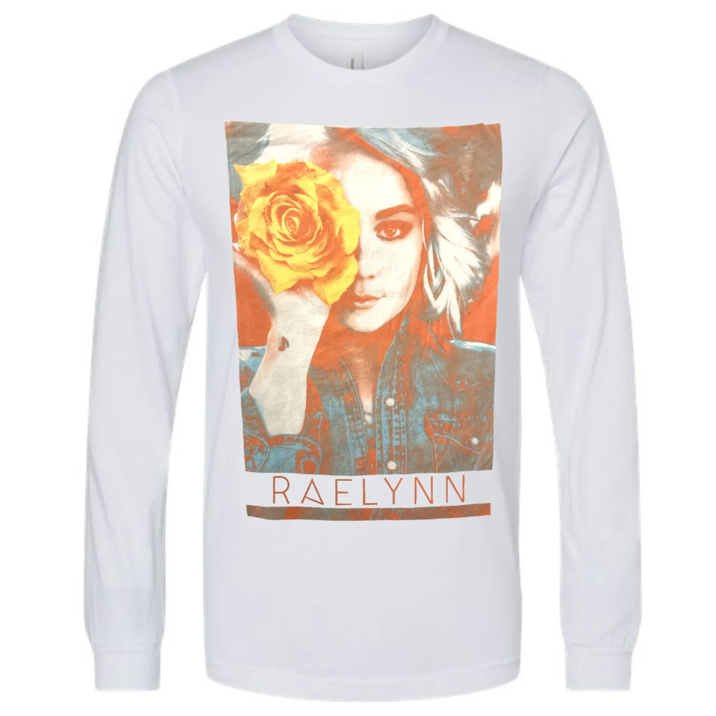 RaeLynn 2019 Long Sleeve White Tee