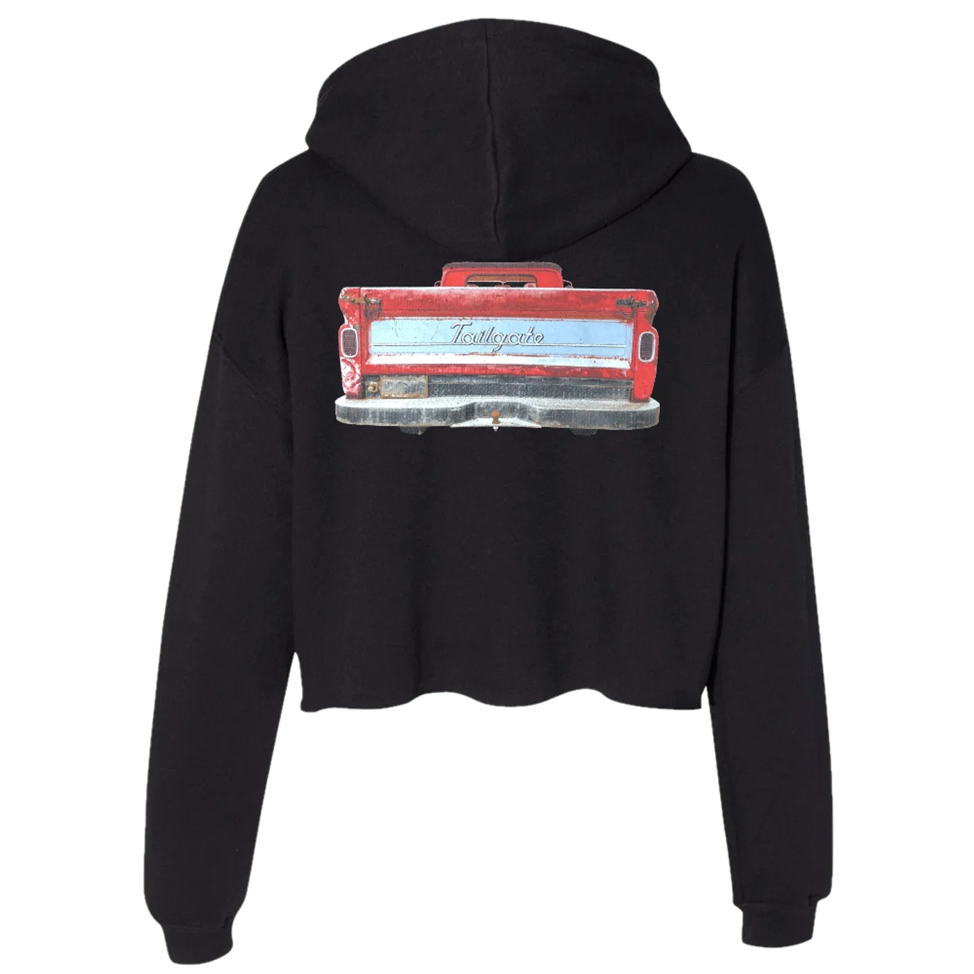 RaeLynn Black Crop Hoodie