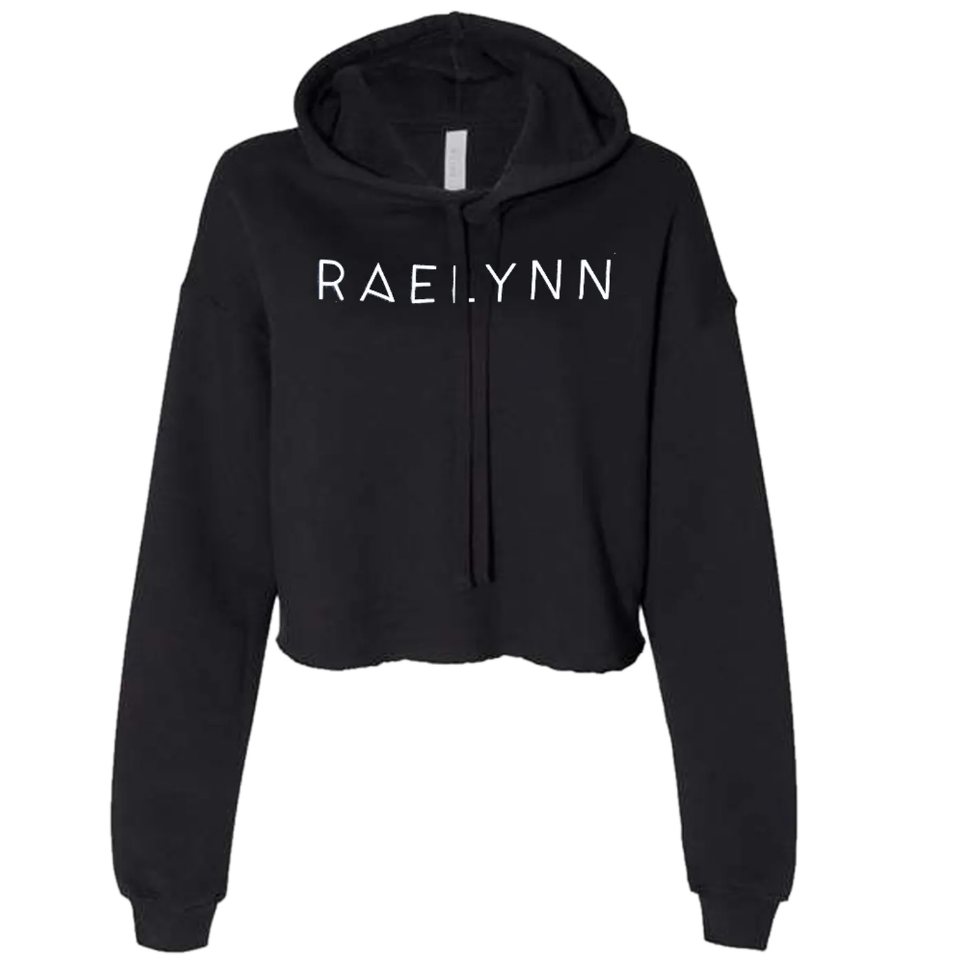 RaeLynn Black Crop Hoodie