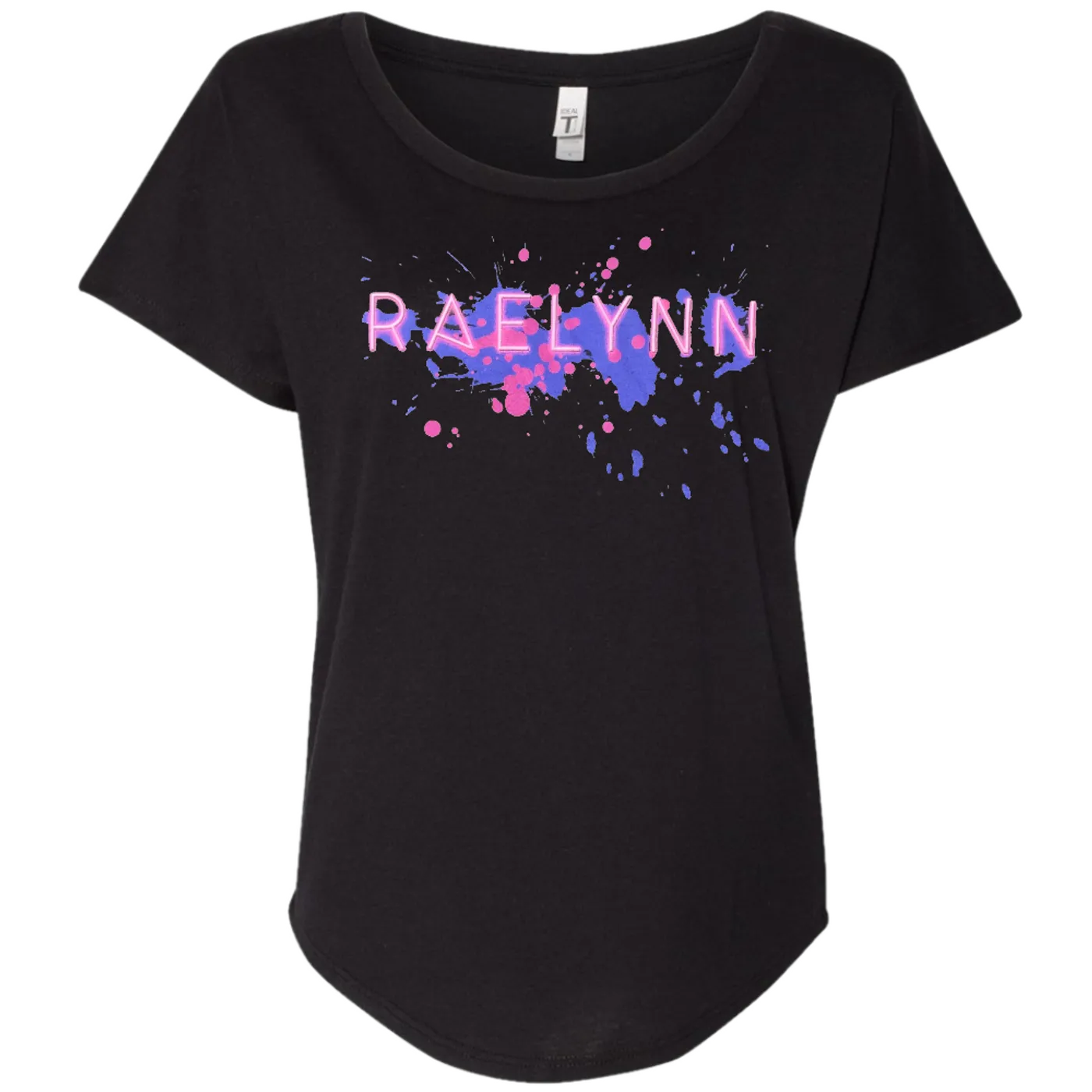 RaeLynn Black Dolman Tee