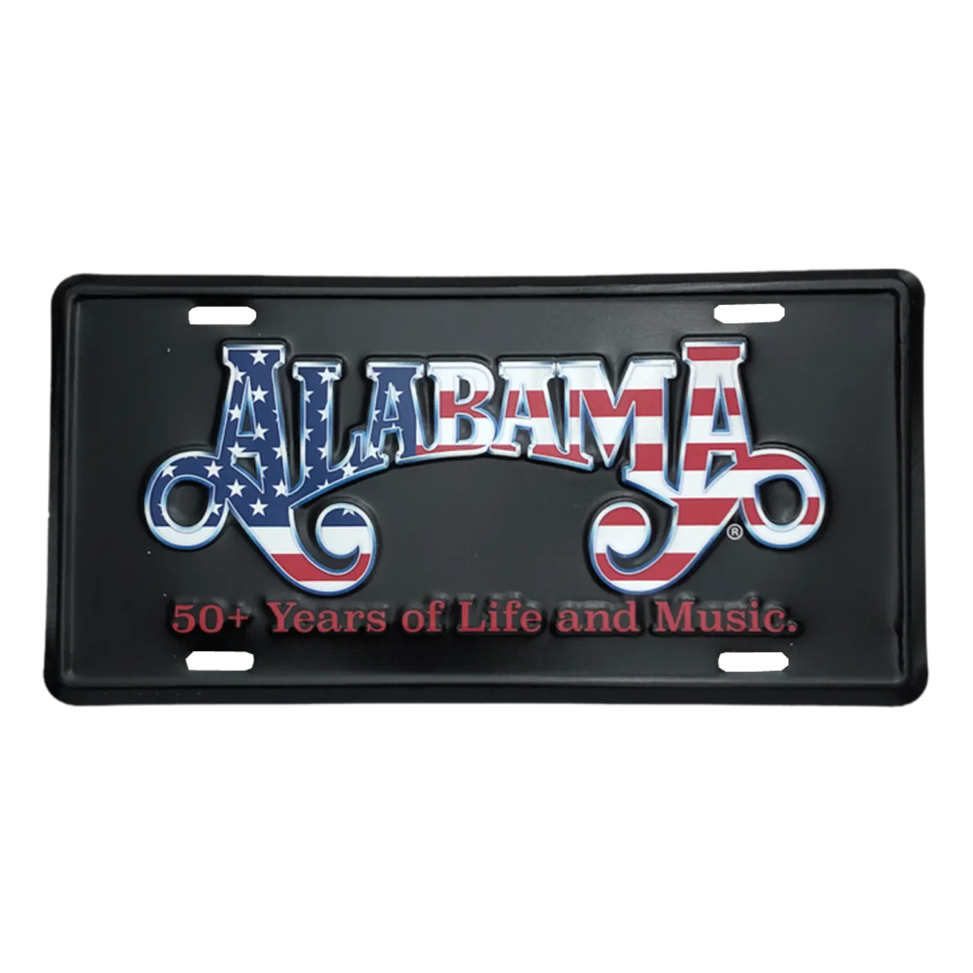 Alabama 50 Years of Life and Music License Plate