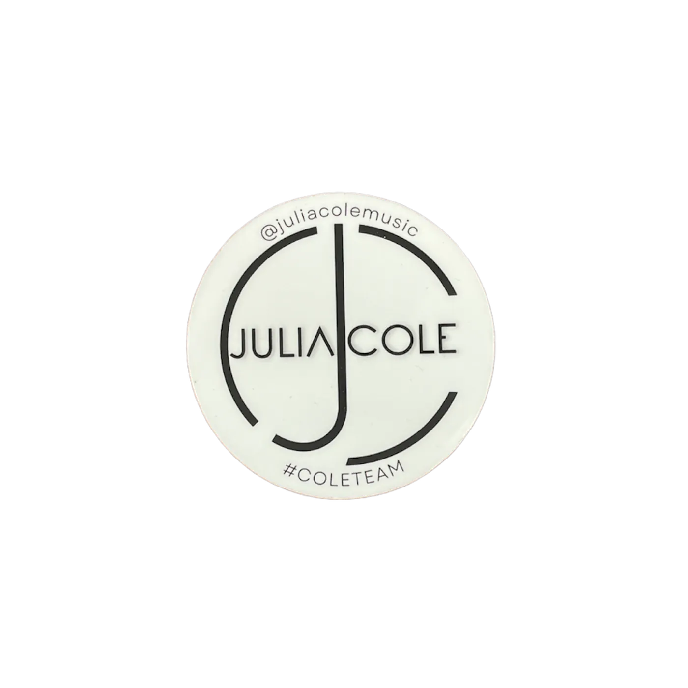 Julia Cole Round Sticker