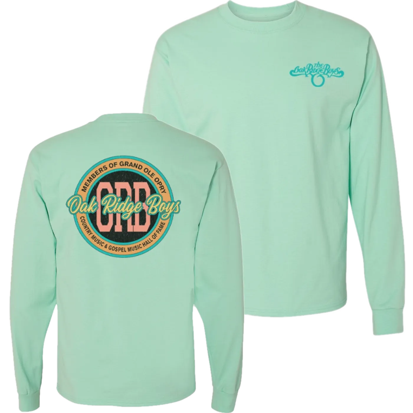 The Oak Ridge Boys Long Sleeve Mint Tee