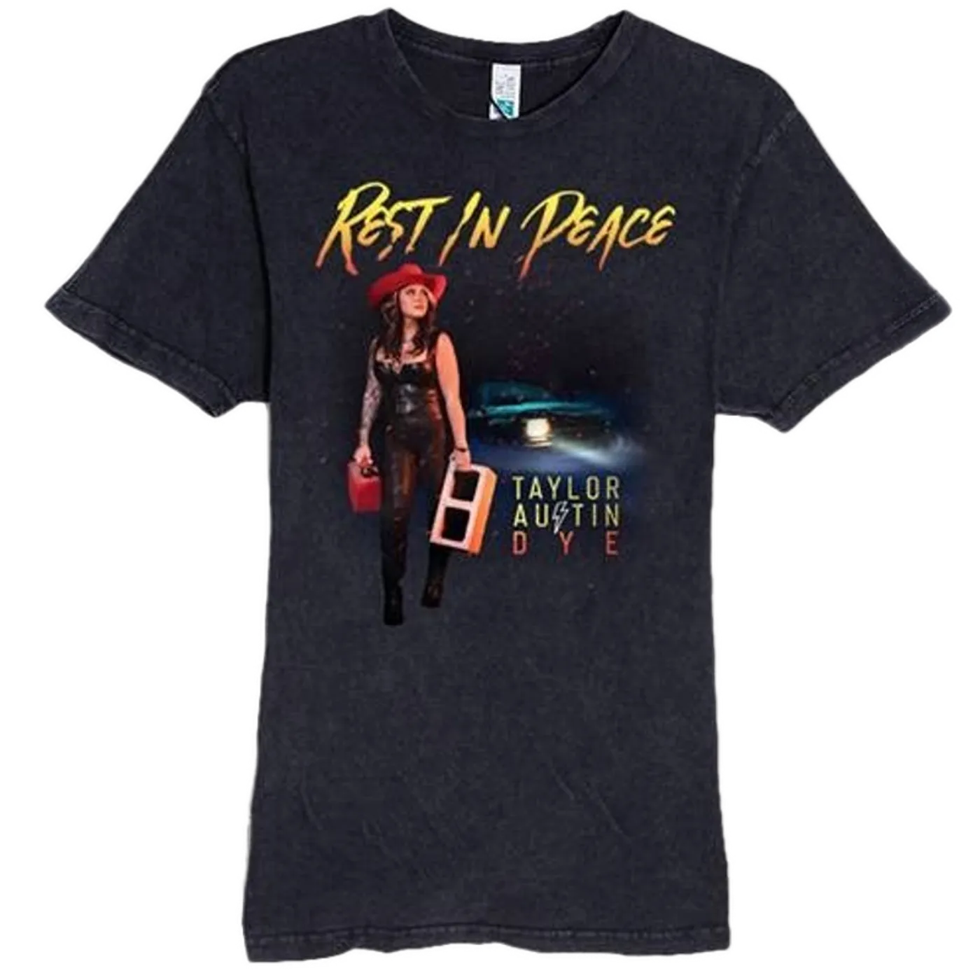 Taylor Austin Dye Rest in Peace Tee
