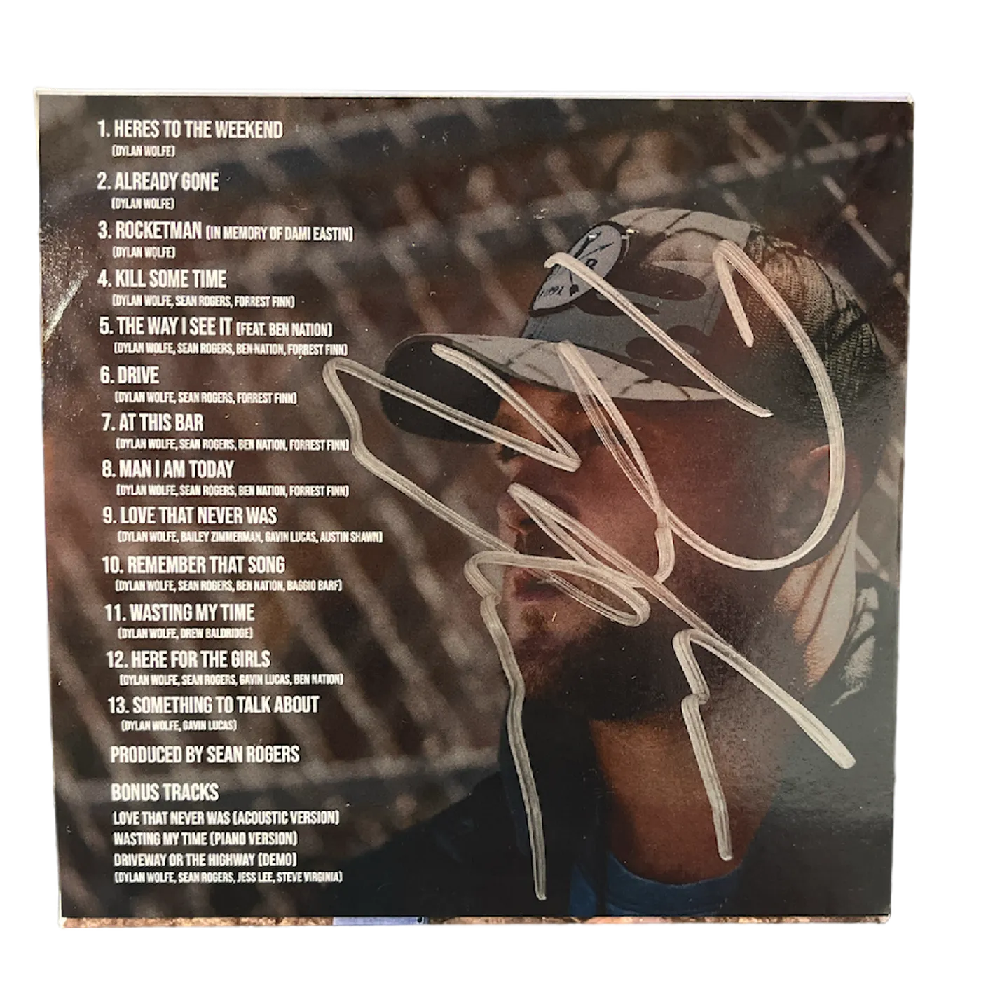Dylan Wolfe Signed CD- Chasing A Dream