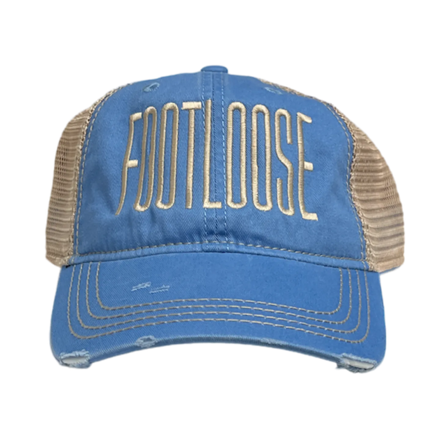 Kenny Loggins Blue and Khaki Footloose Ballcap