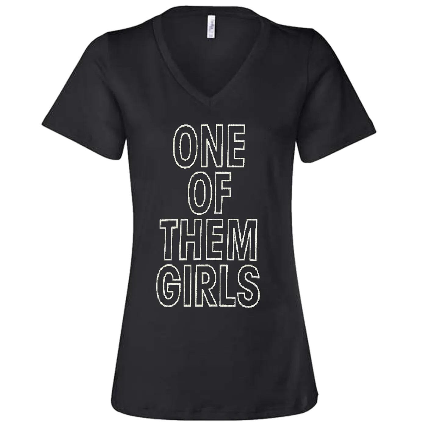 Lee Brice Ladies Black V Neck Tee