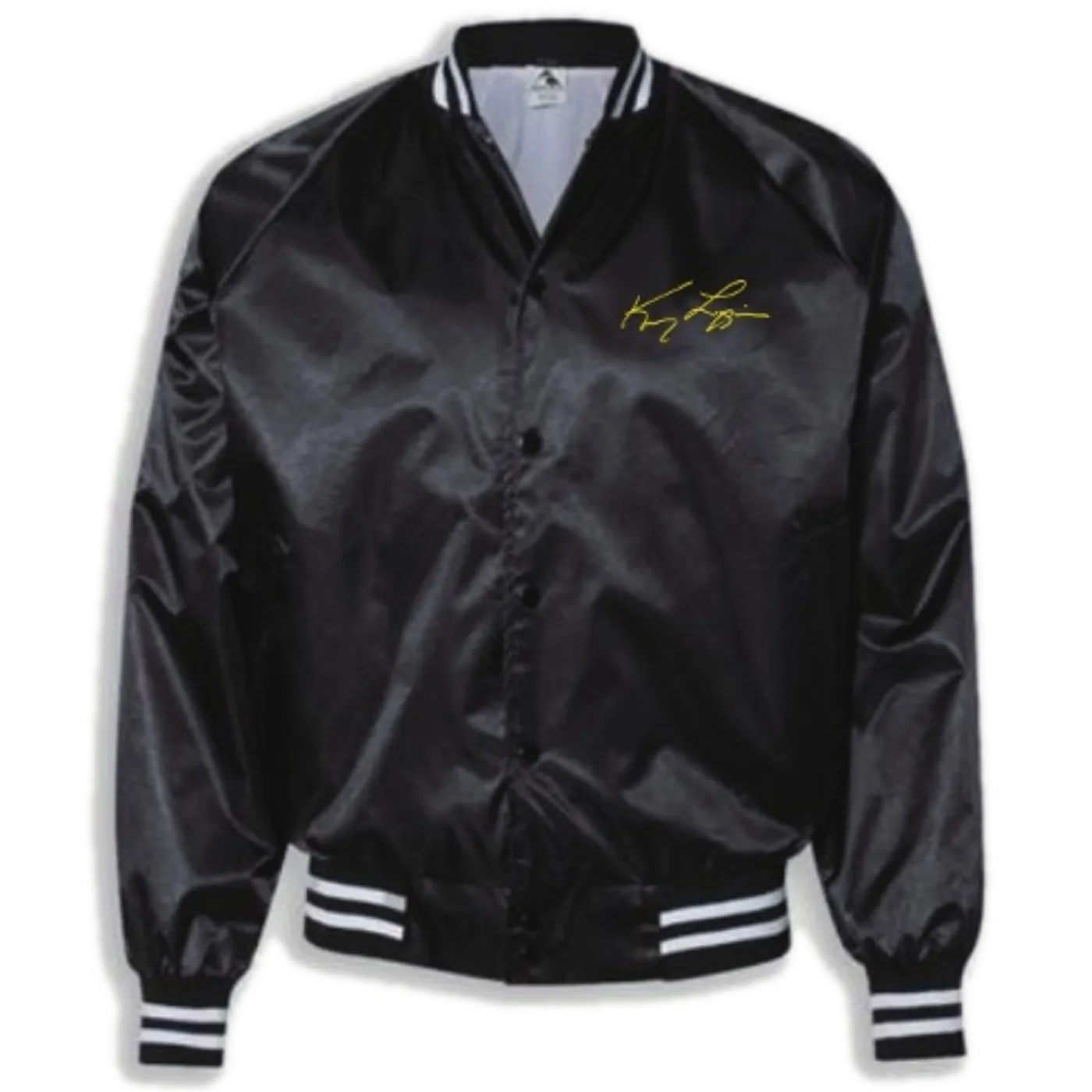 Kenny Loggins Black Satin Jacket