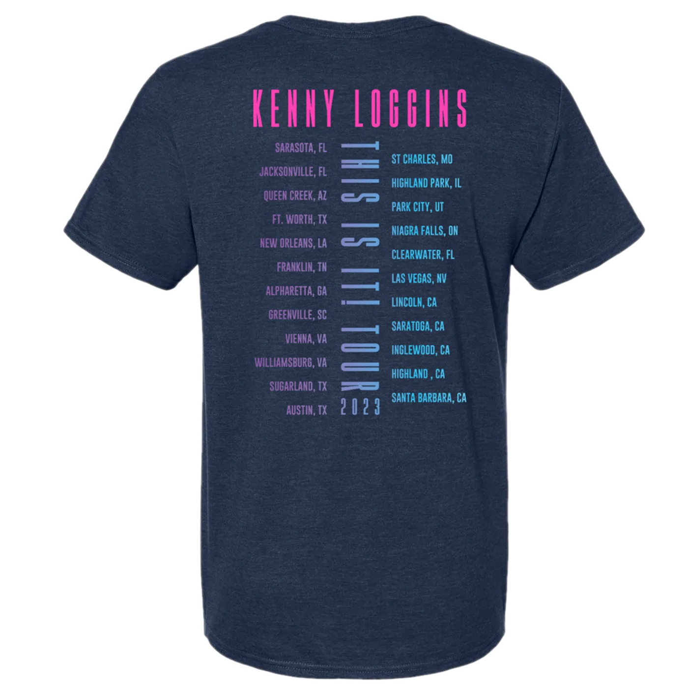 Kenny Loggins Indigo Heather Footloose Tee