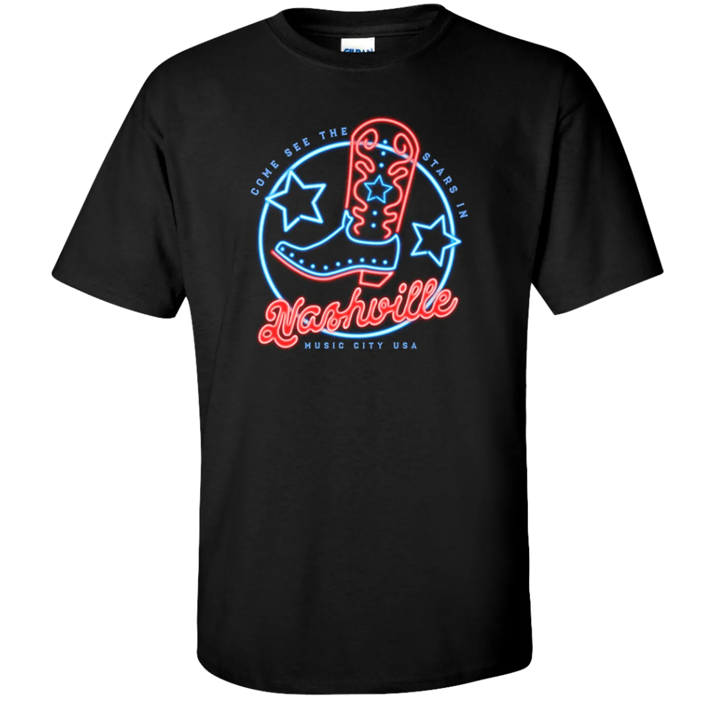 Nashville Neon Boot Tee