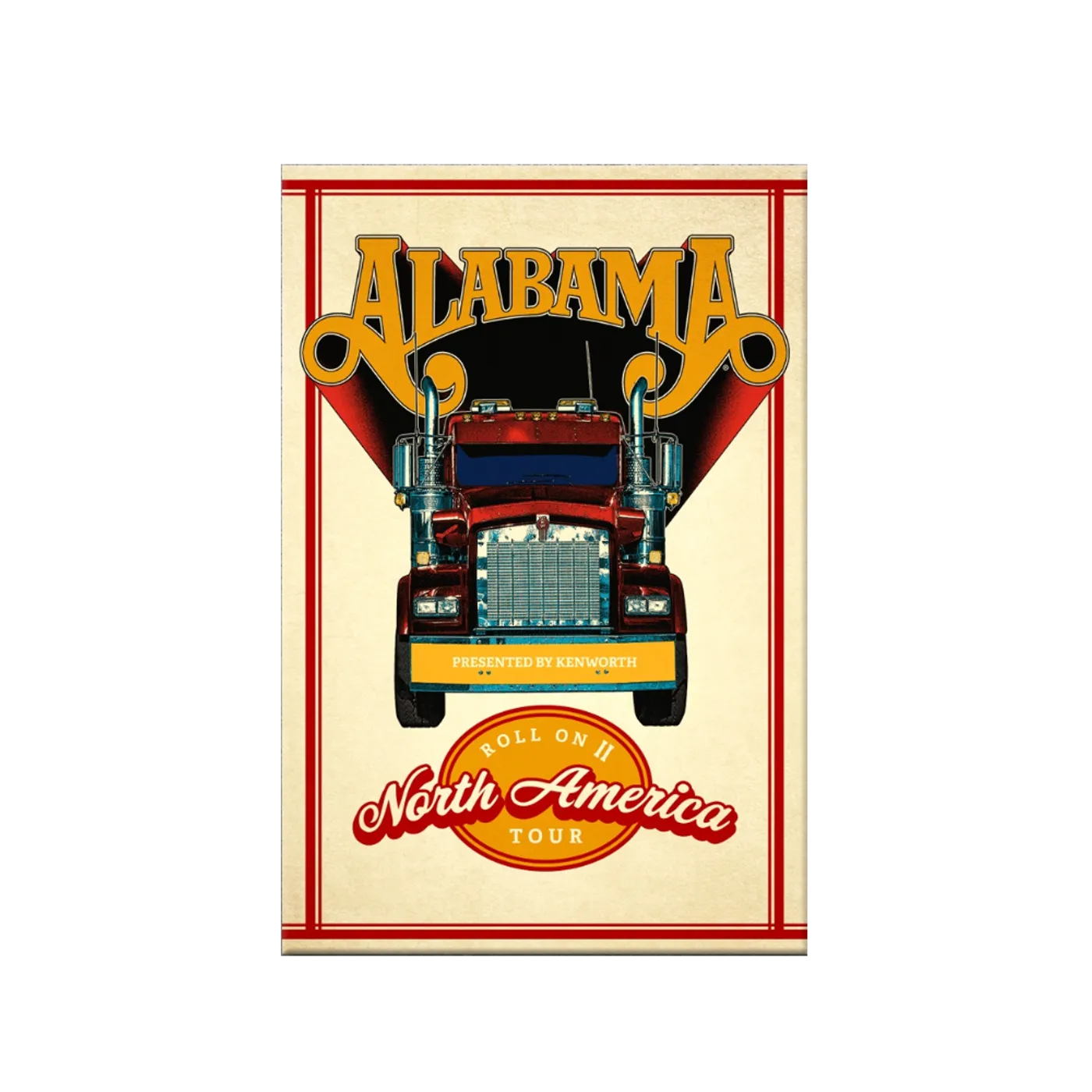Alabama Roll On II Magnet