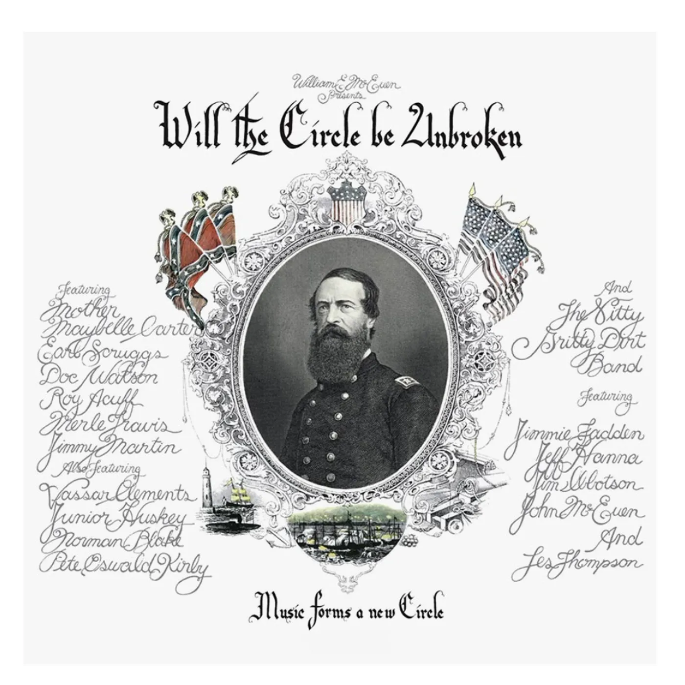 John McEuen Will the Circle Signed Vinyl
