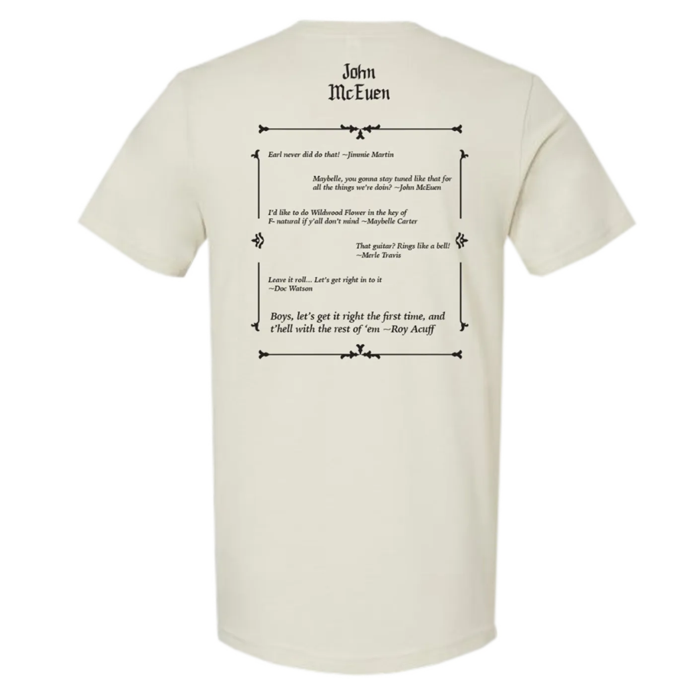 John McEuen Will the Circle Tee