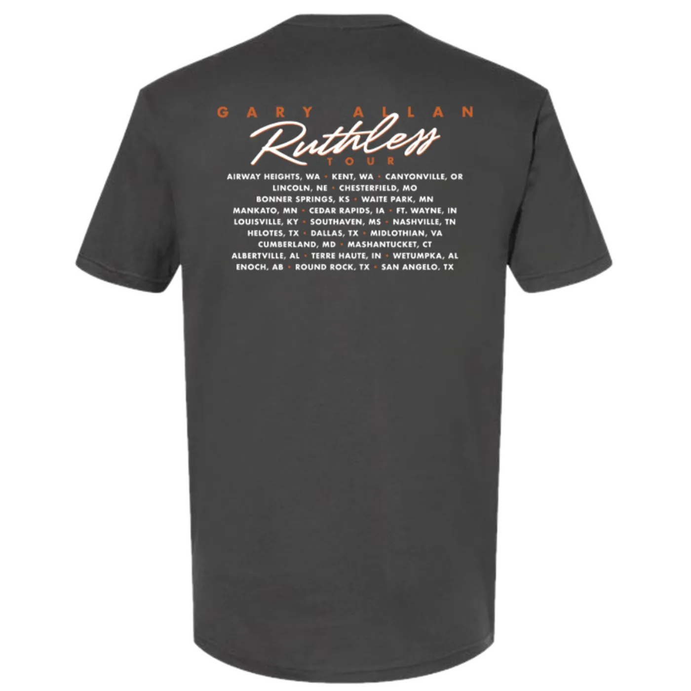 Gary Allan Heavy Metal Color Photo Tee