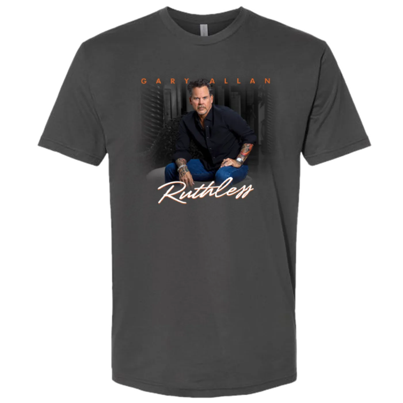 Gary Allan Heavy Metal Color Photo Tee