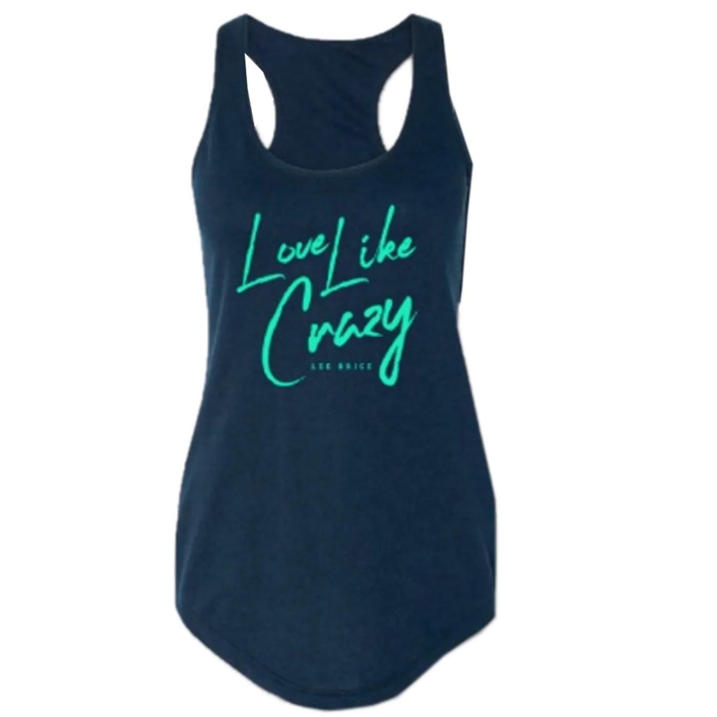  Lee Brice Ladies Navy Tank Top