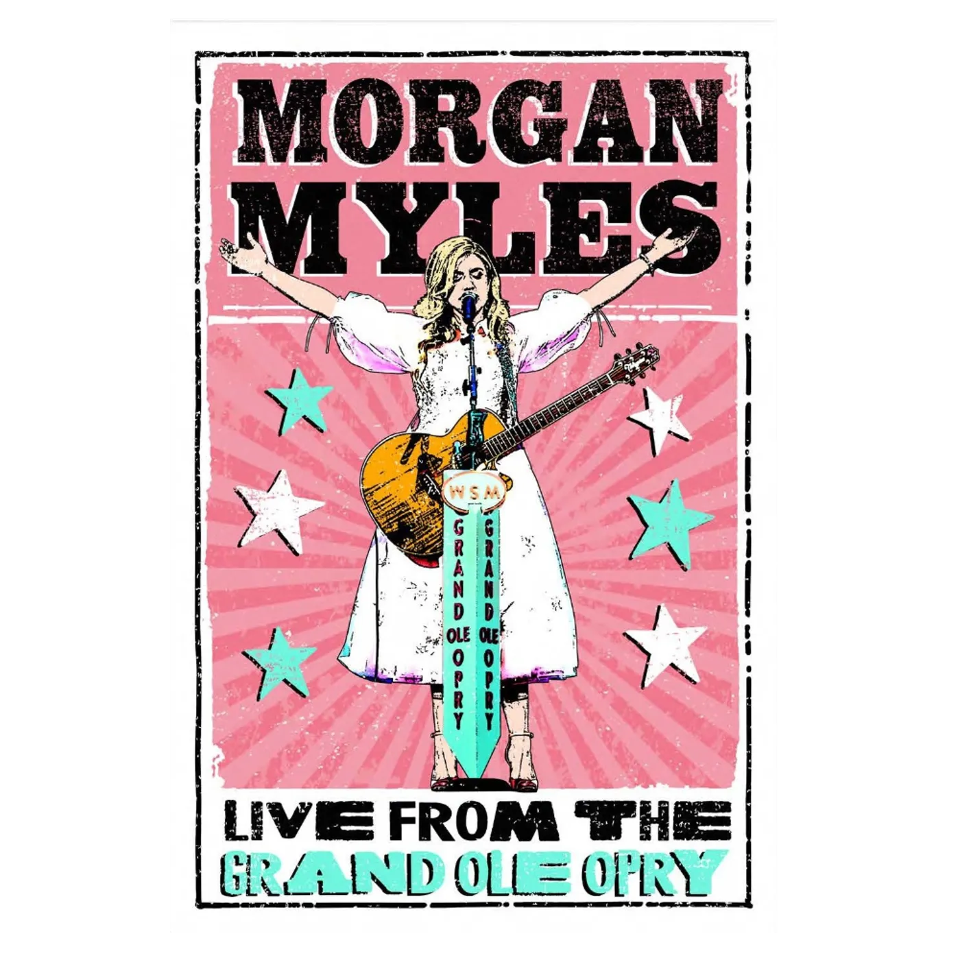 Morgan Myles Signed Opry Poster
