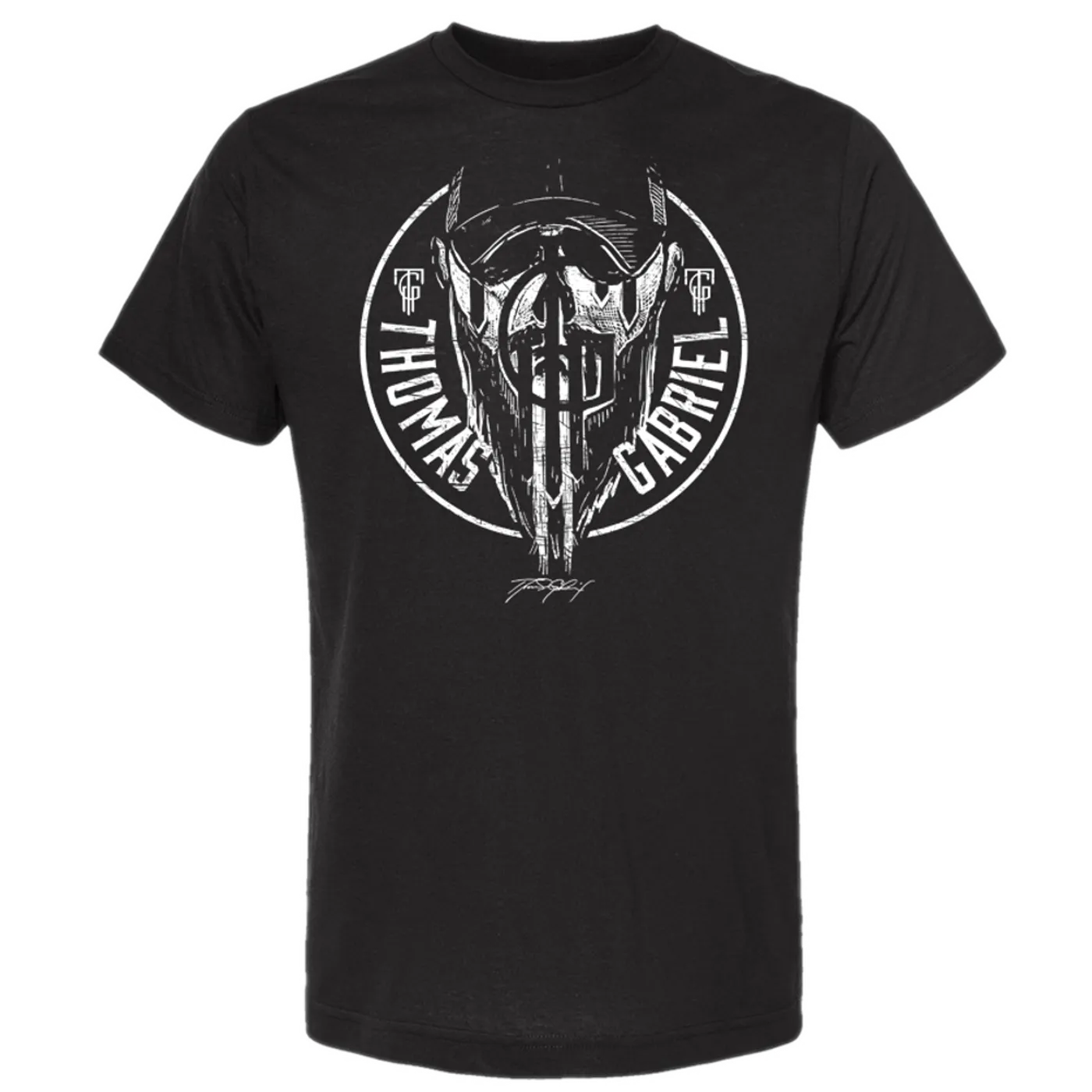 Thomas Gabriel Black Beard Logo Tee