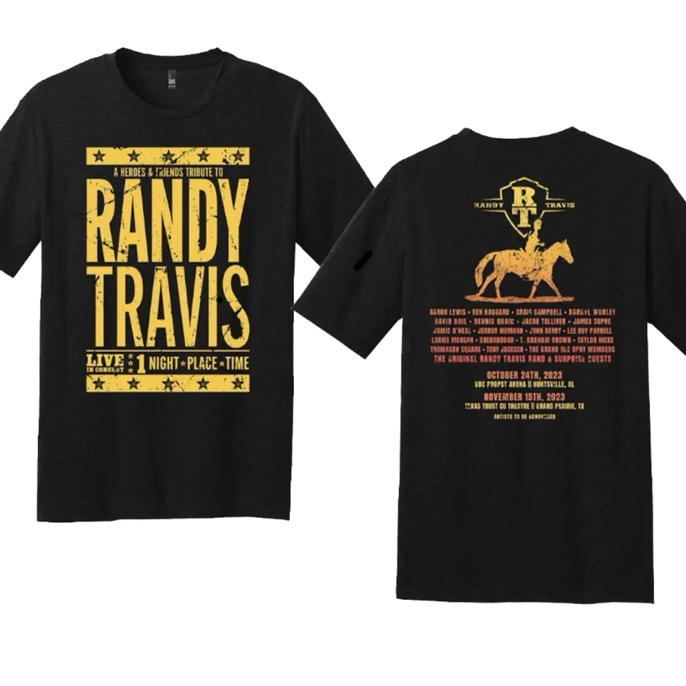 Randy Travis Heroes and Friends Tribute Tee