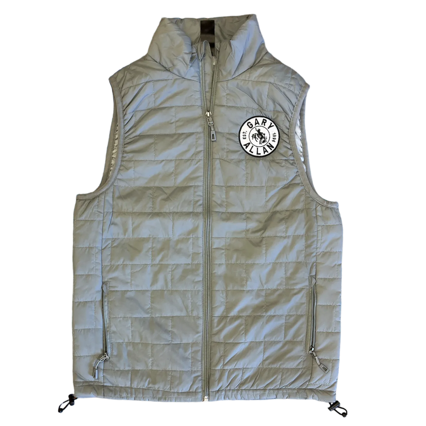 Gary Allan Grey Puffer Vest
