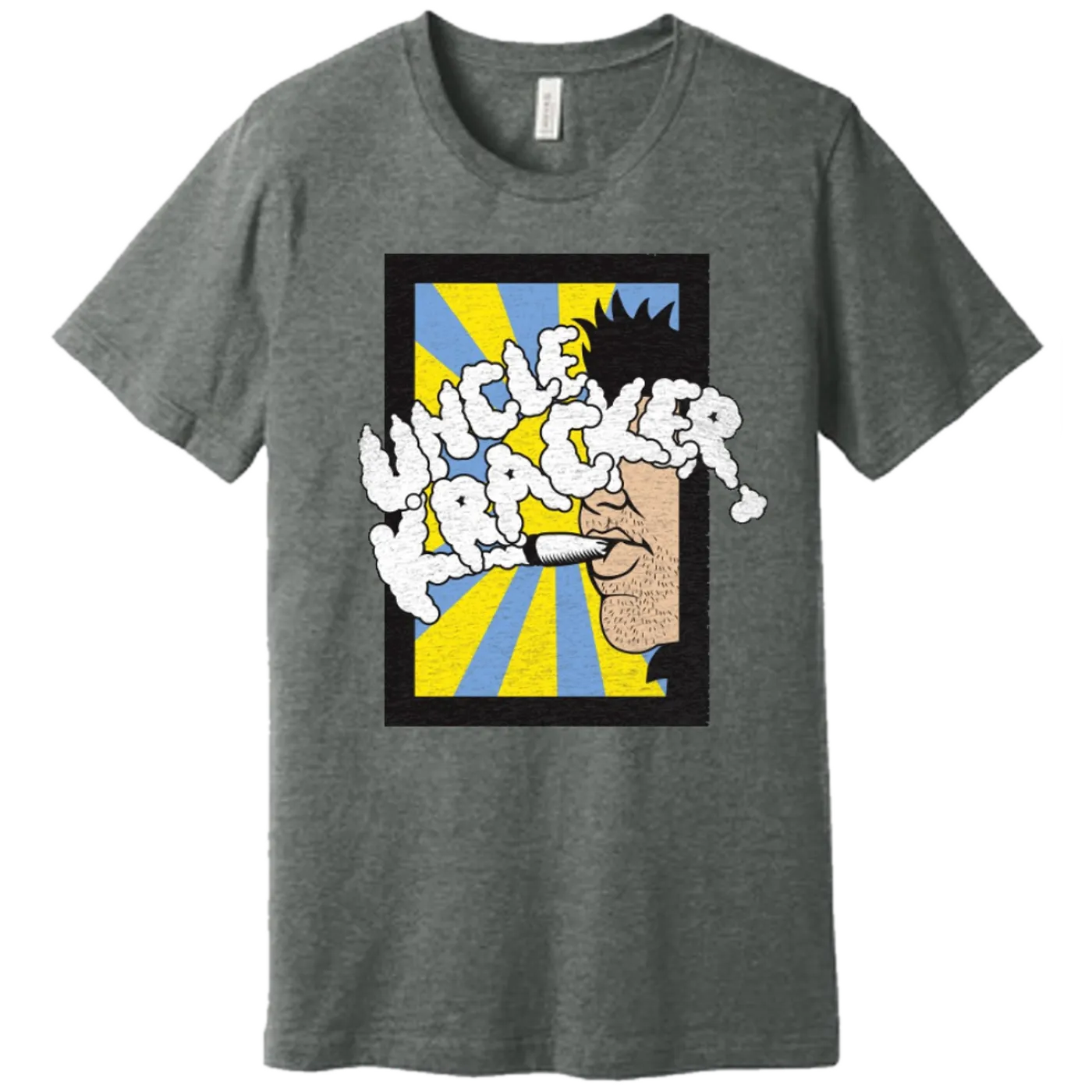 Uncle Kracker Grey Cartoon Tee